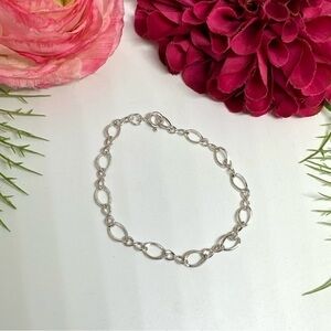 ⚜️ Sterling Silver Chain Link Bracelet